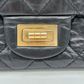 CHANEL Reissue 2.55 Double Flap Aged Calfskin 24K GHW Large